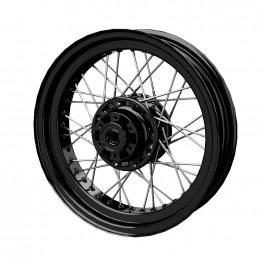 Front Laced Wheel - Gloss Black 2880896-266