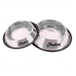 Indian Motorcycle Silver Pet Feeding Bowls - 2 Pack 2869699