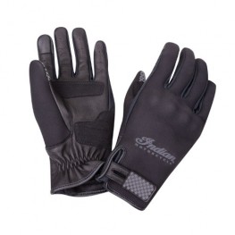 Men's Neoprene Flat Track Riding Gloves -Black 286062602
